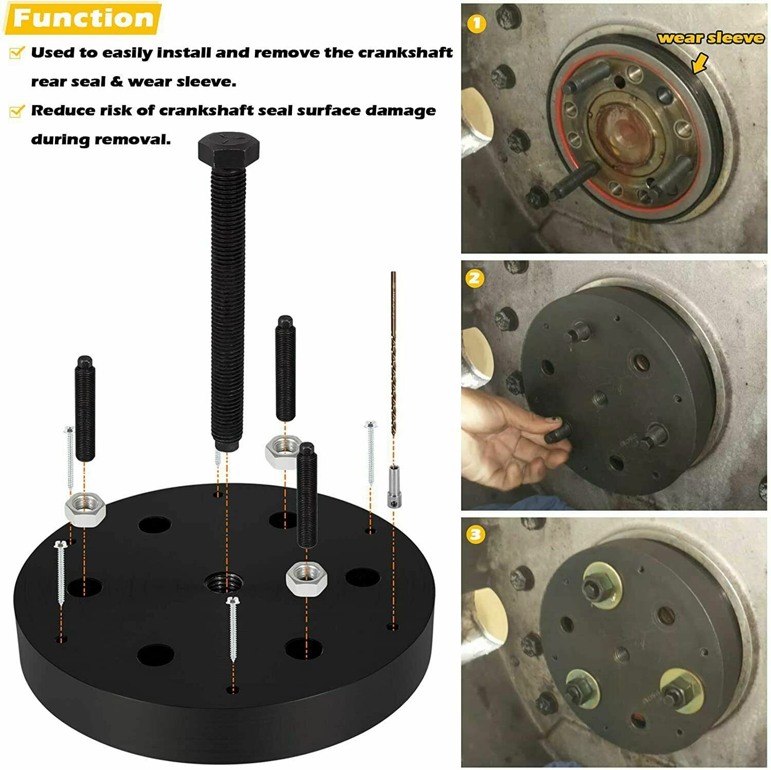 3164780 for Cummins Crankshaft Rear Seal Wear Sleeve Installer Remover 4965569