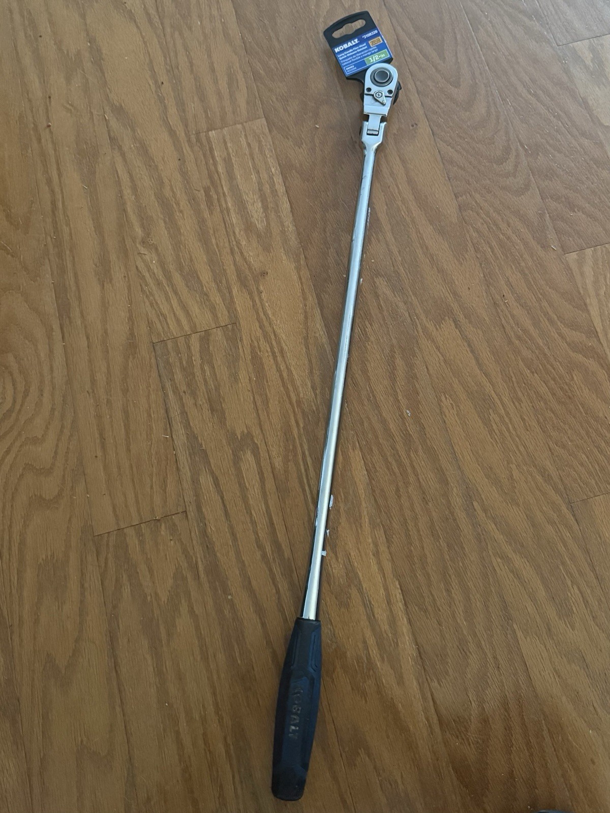Kobalt 72 Tooth 1/2” Drive Comfort Grip HandleFlexible Head Ratchet