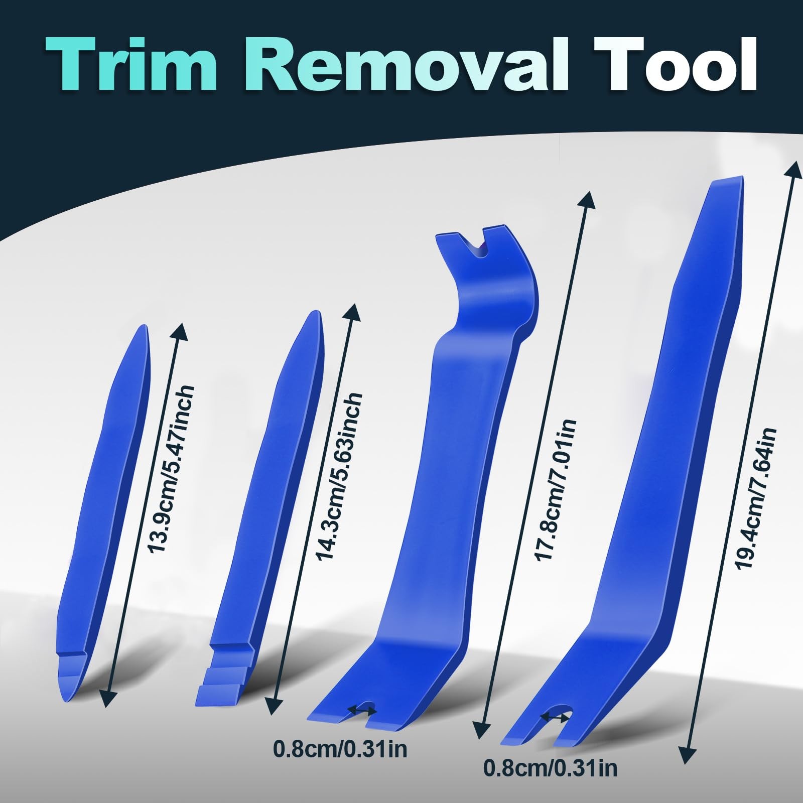 7 Pcs Auto Plastic Trim Removal Pry Tool & Clip Plier Remover Kit for Removal…