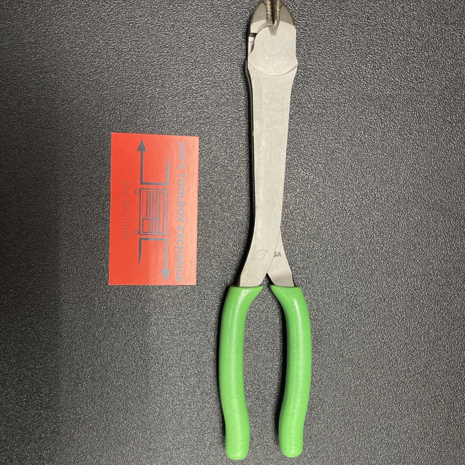 Snap-On Tools USA NEW GREEN 11″ VectorEdge Heavy Duty Diagonal Cutters 312CFG