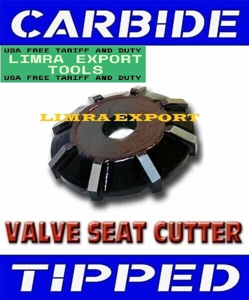 1x VALVE SEAT CUTTER CARBIDE TIPPED 1.11/16″ – 1.6875″ 43 MM 45 DEG + 90 DEG