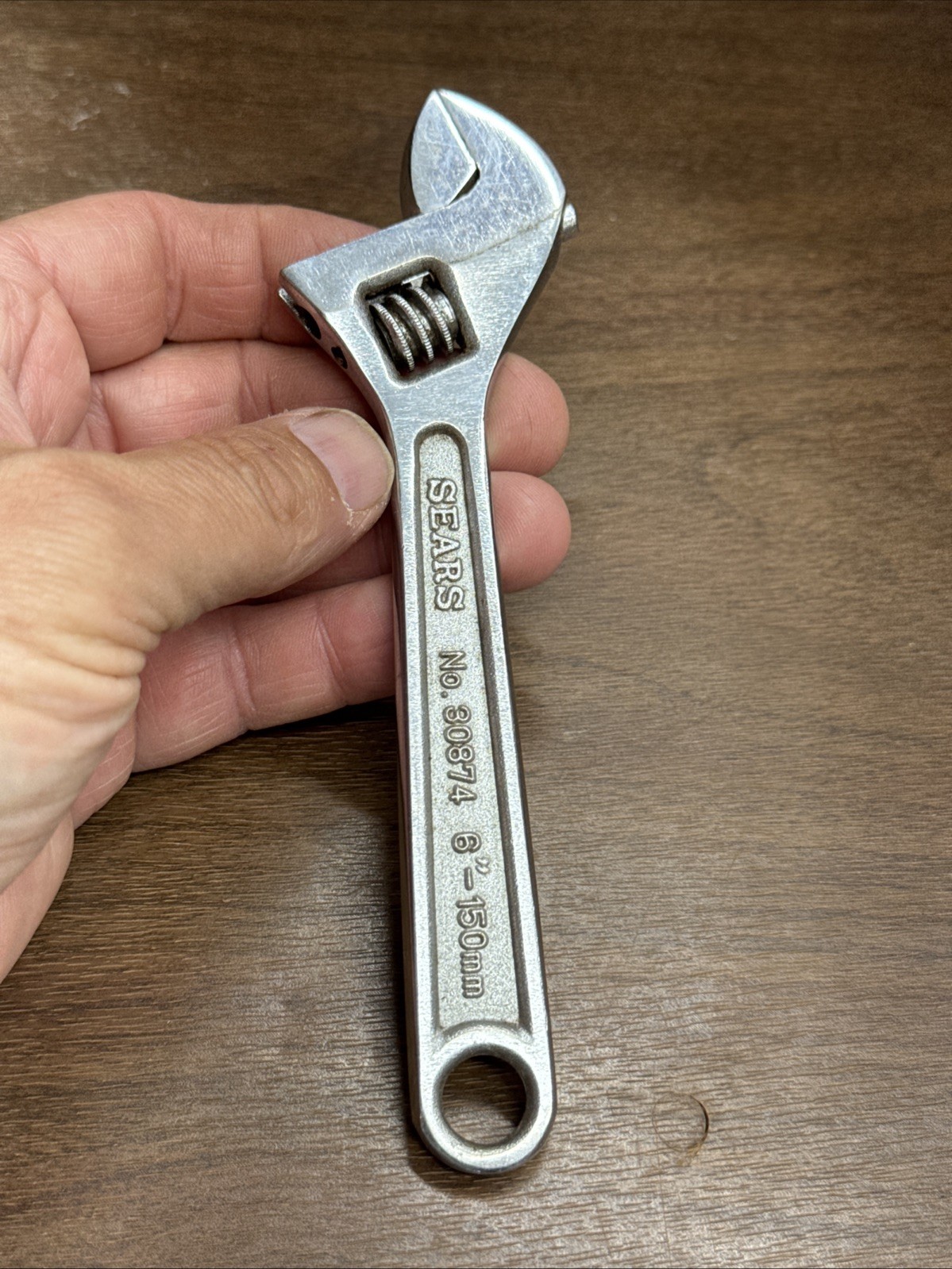 Sears 6″ Adjustable Wrench Made In Japan Craftsman Part # 30874