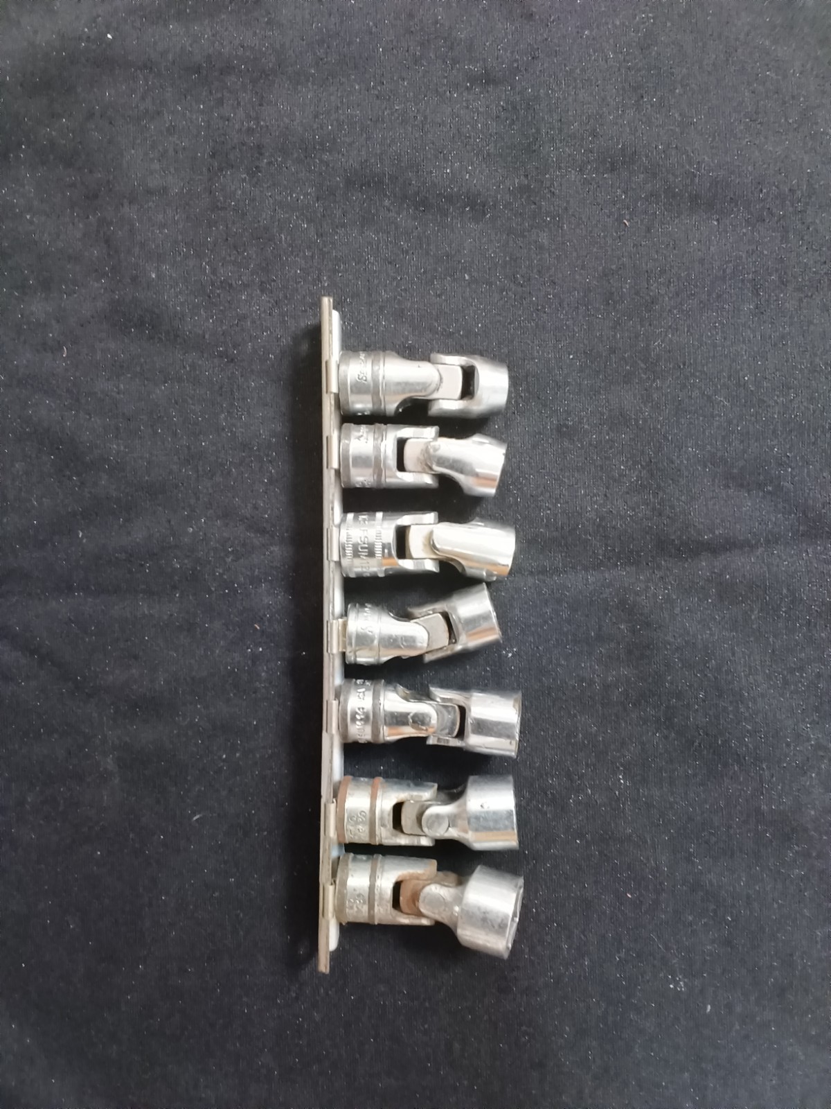 SNAP-ON 3/8″ FSUM 6 PC 10 11, 12, 14, 15, 16 METRIC 6-POINT SWIVEL SOCKET SET