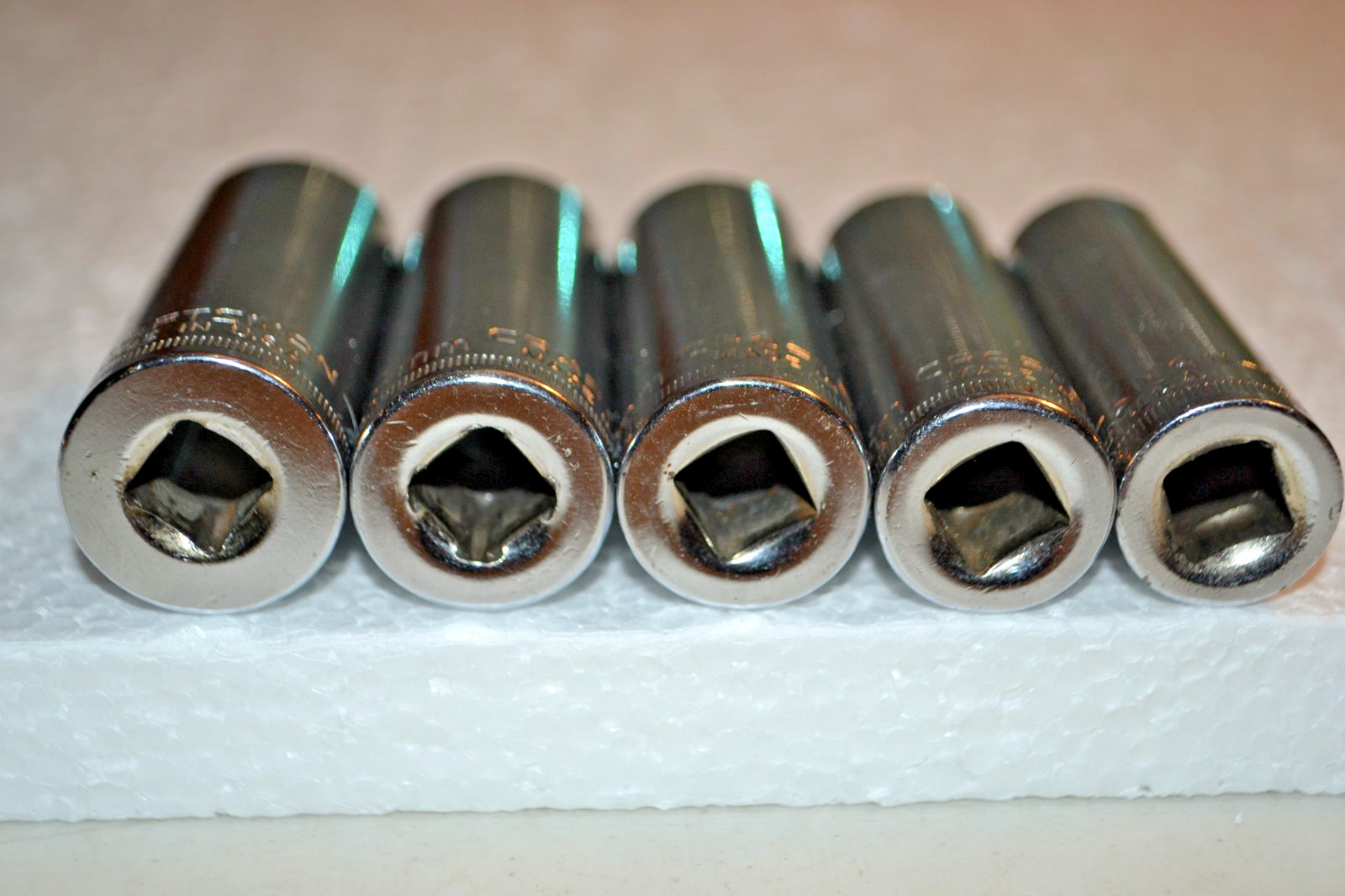 Craftsman Metric 3/8 Drive Deep Well 6 Point 9-19MM Sockets Made in USA 11 Pcs
