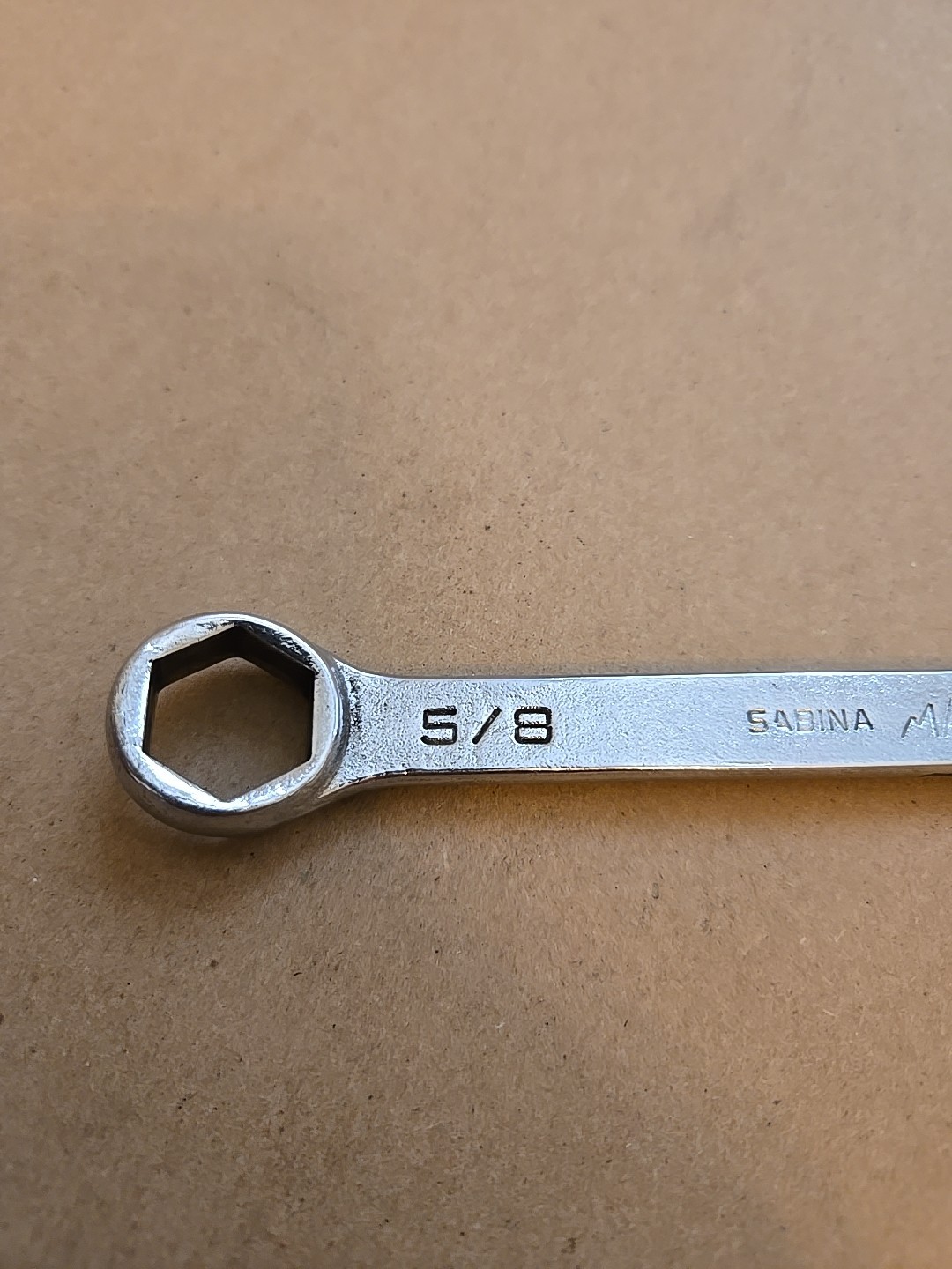 Mac Tools Sabina 5/8″ 6PT SAE Chrome Combination Wrench USA CH20