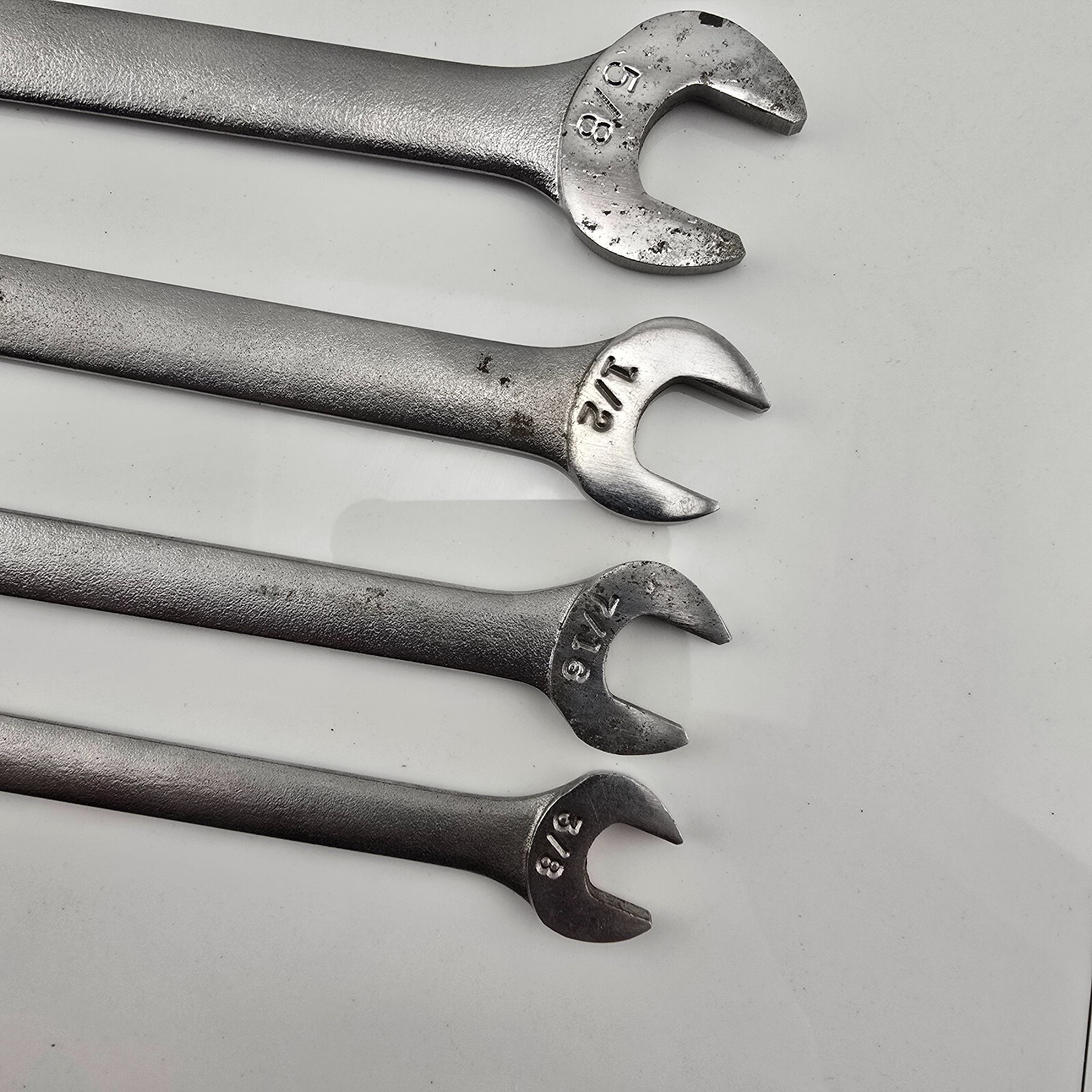 Craftsman SAE Tappet Thin Open End Wrench Set 3/8″ to 7/8″ V Series USA