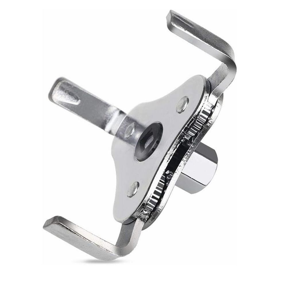 Universal Oil Filter Wrench Three-claw Oil Grid Wrench Two-way Adjustable Filter