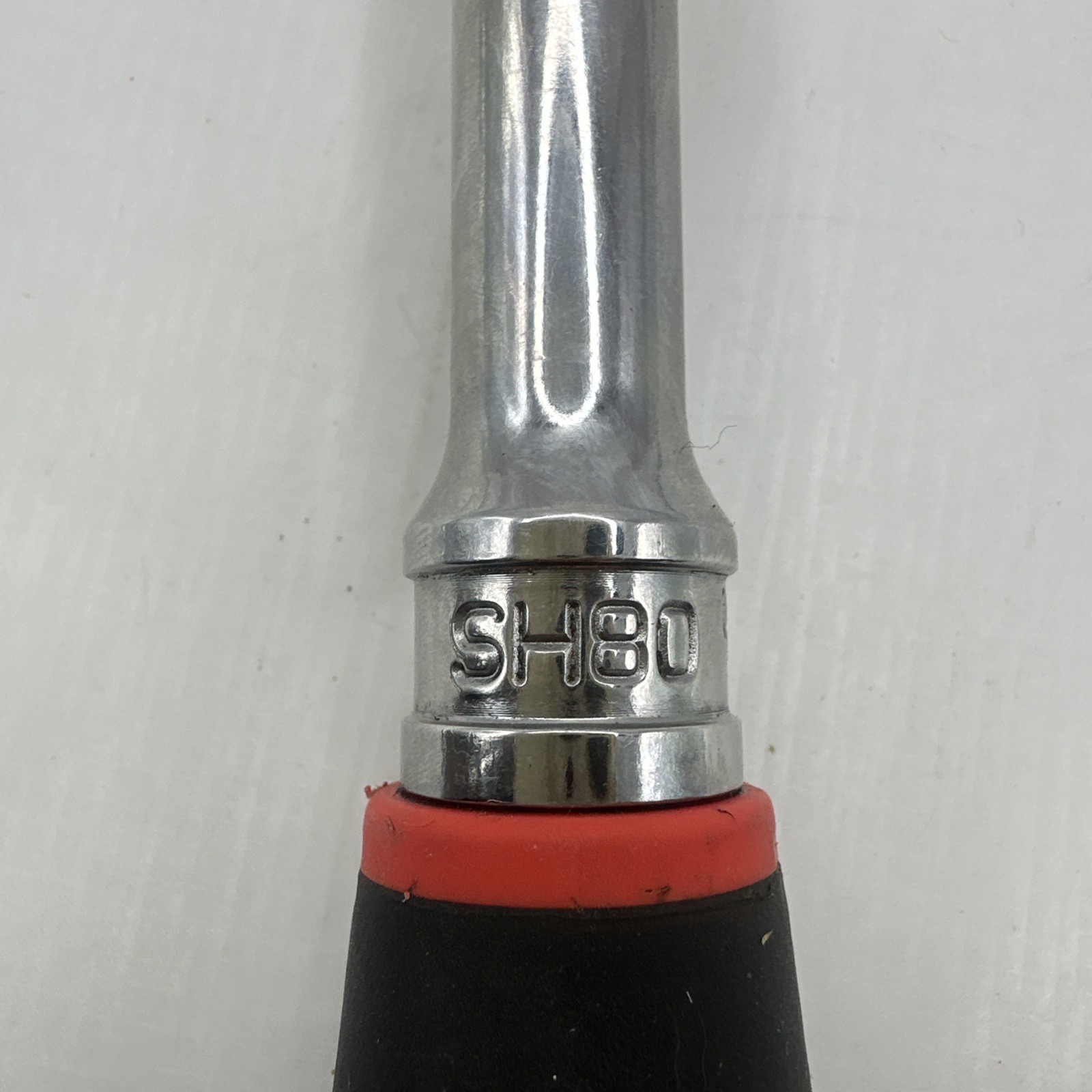 Snap-On SH80 ratchet Red soft grip handle