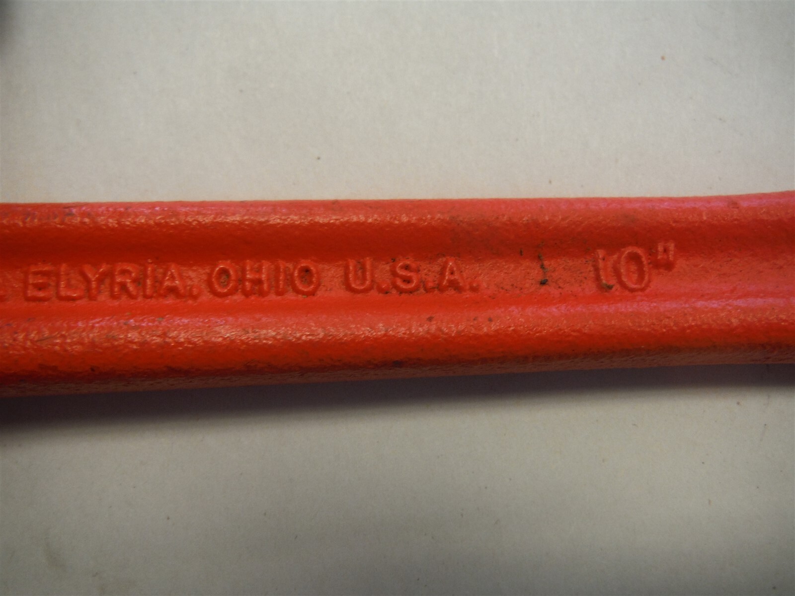 Lot of 2 ridgid pipe wrenches 14″ & 10″ *T02