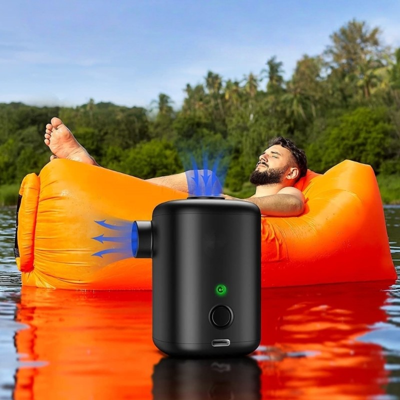 Pocket Size Rechargeable Air Pumps 4kPa Quick Inflation for Outdoor Equipment