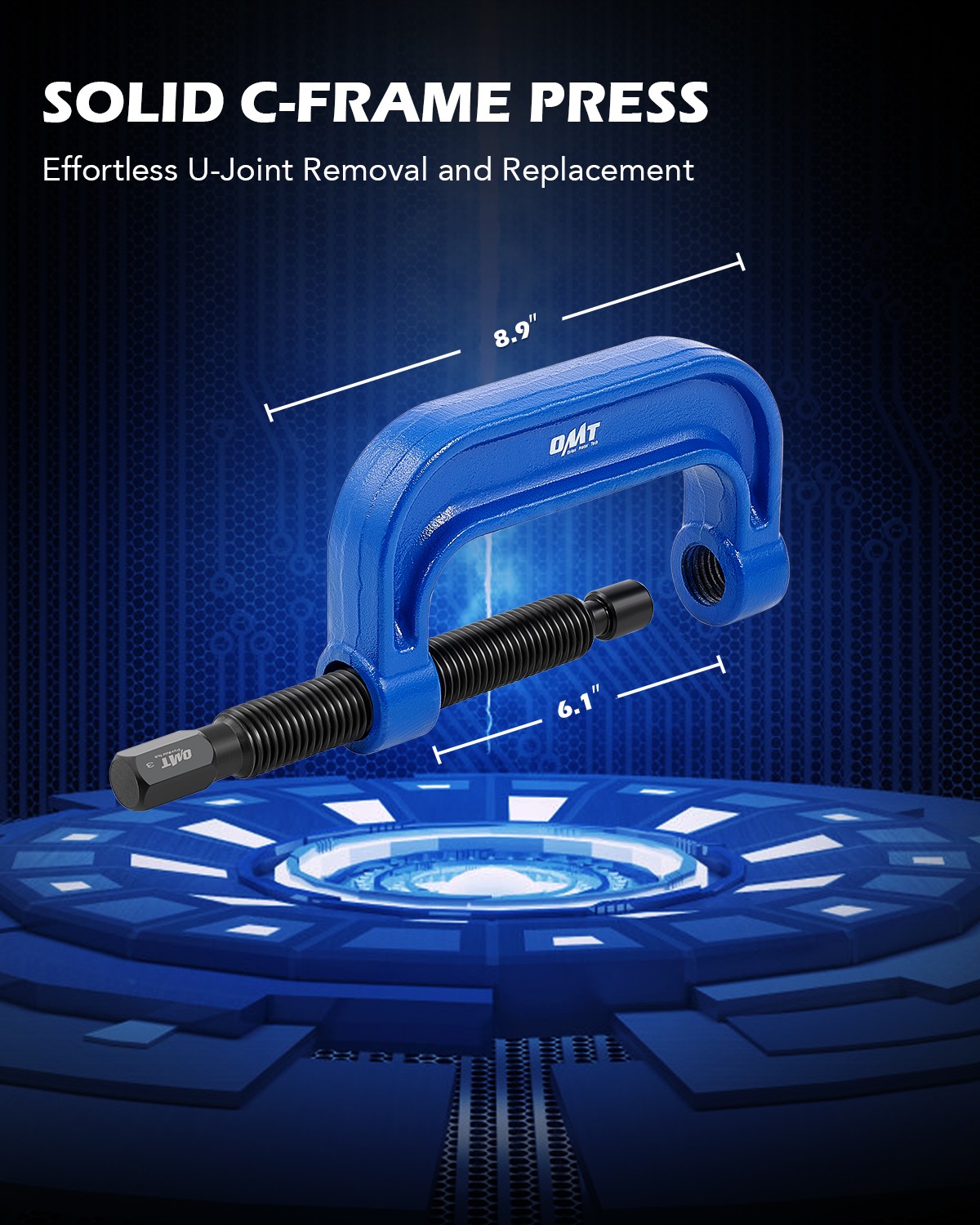 OMT 16Pc Locking Lug Nut Master Key Set Wheel Lock Tire Lug Removal SKT Tool Kit