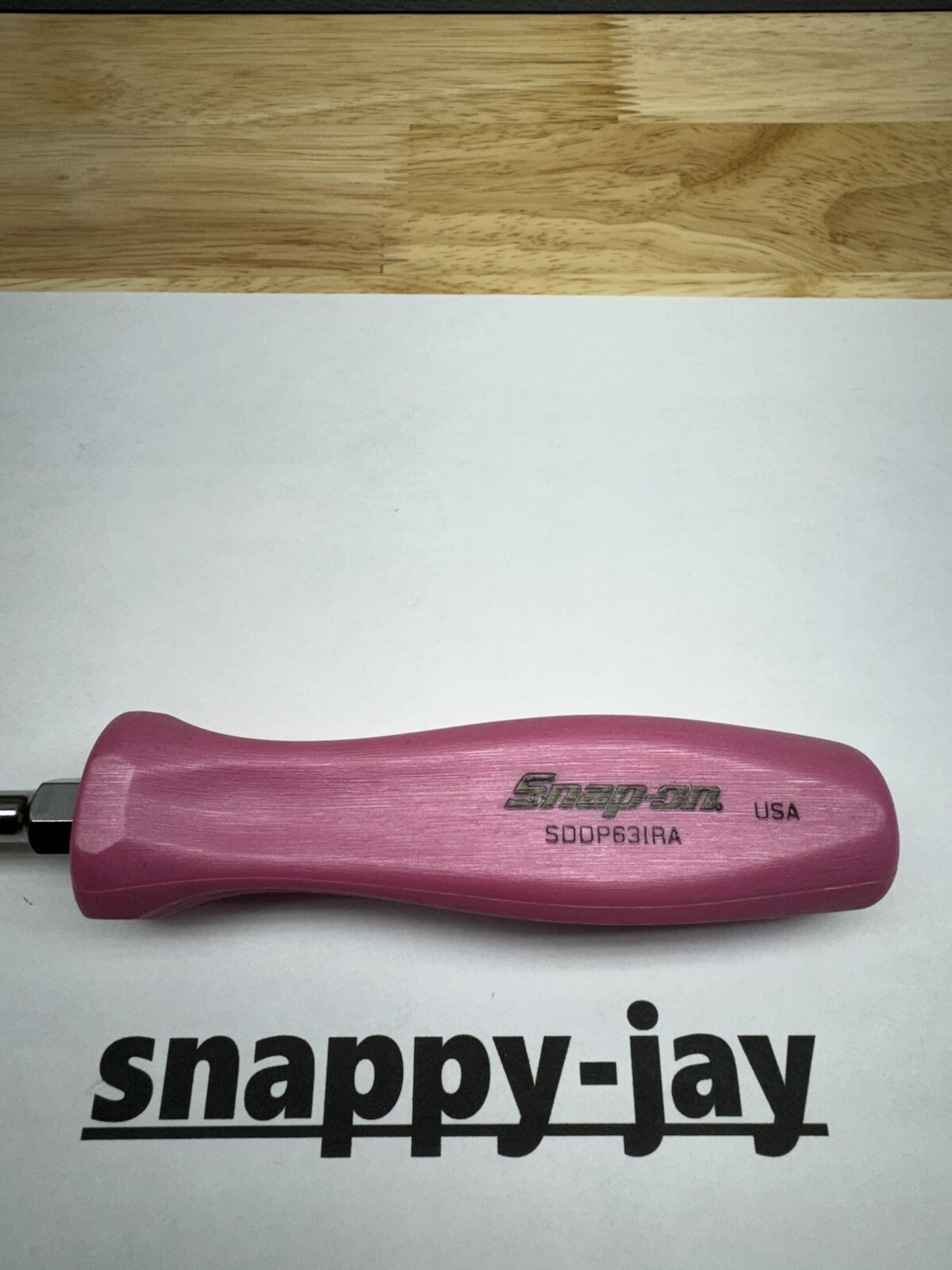 Snap-on Tools USA NEW PEARL PINK Hard Handle #3 Phillips Screwdriver SDDP63IRAPP