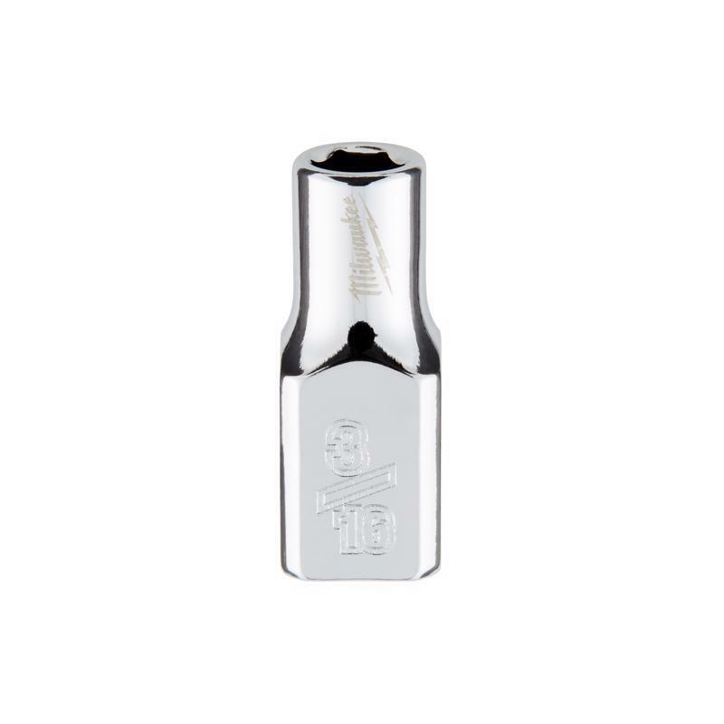 Milwaukee 3/16 in. X 1/4 in. drive SAE 6 Point Standard Socket