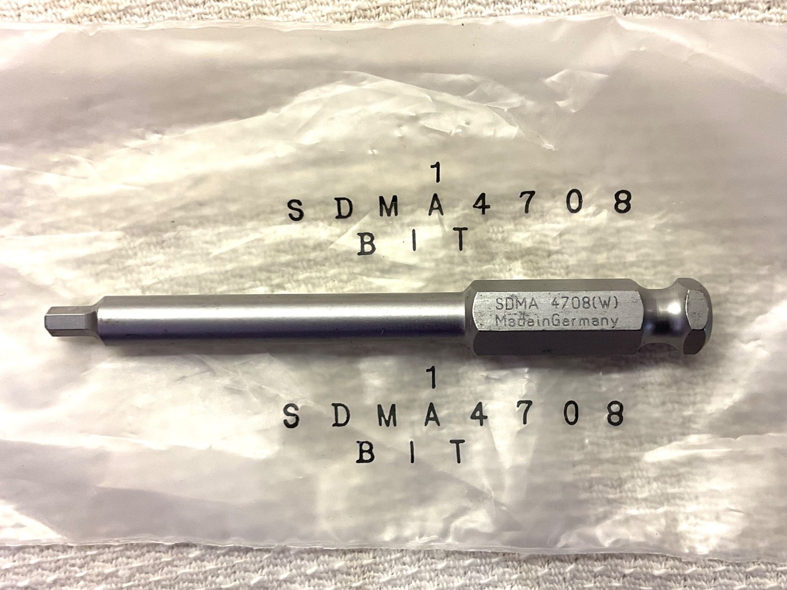 Snap On Tools USA SDMA4708, NEW TORX Power Bit, 3 in long. 1/4 in shank. GERMANY