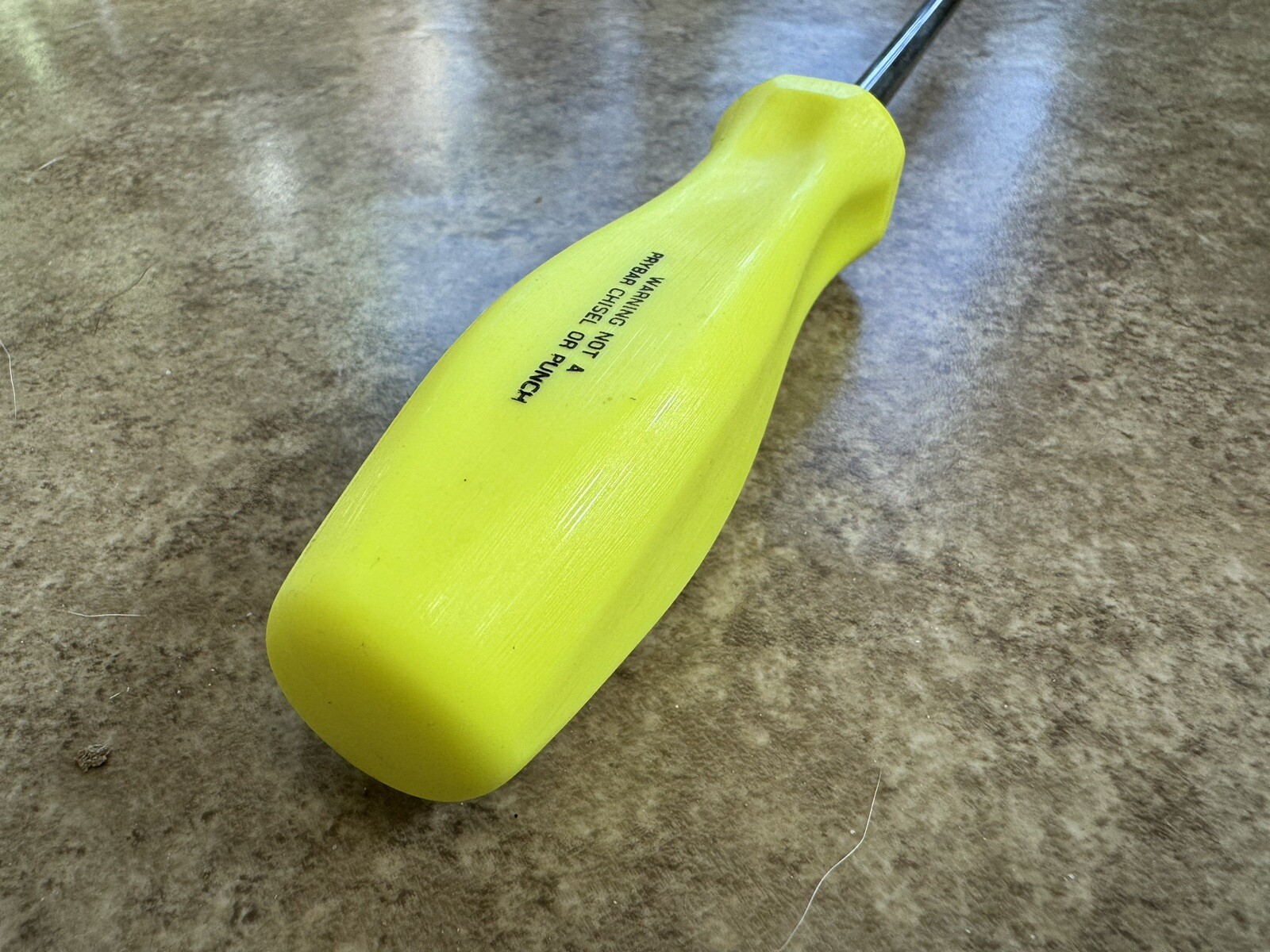 🟡 NEW Snap-On RARE HI-VIZ Hard Handle #3 Phillips Screwdriver SDDP63IRA