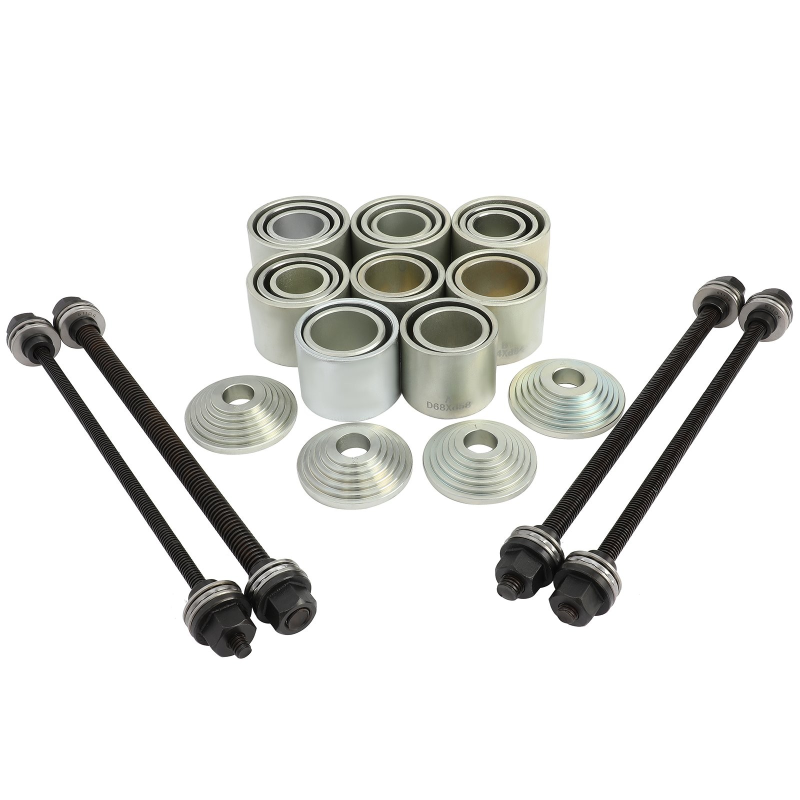 Remove Bearings Bushes Seals Garage Tool 28Pcs Press Pull Sleeve Kit