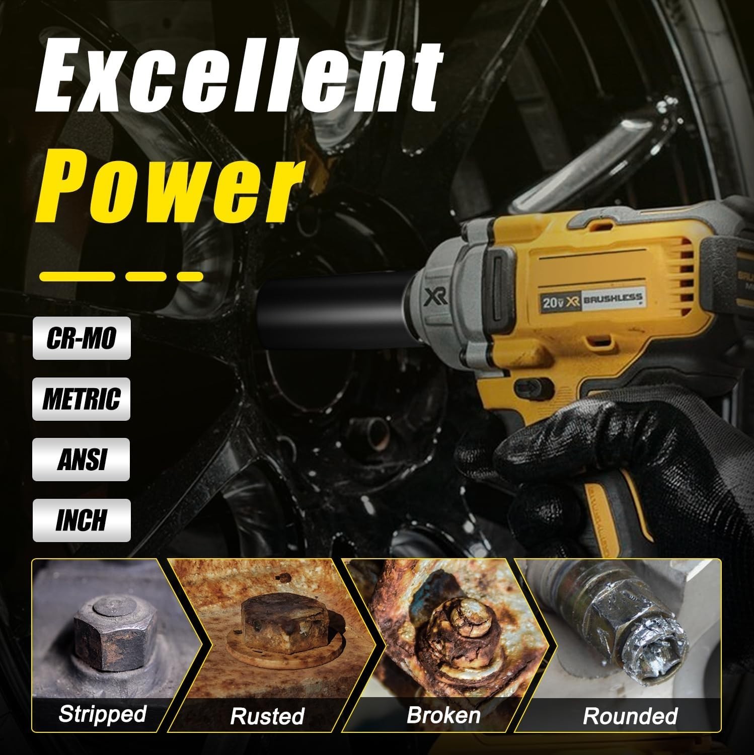 21mm Lug Nut Extractor – Efficient Tool for Stripped Bolt Removal