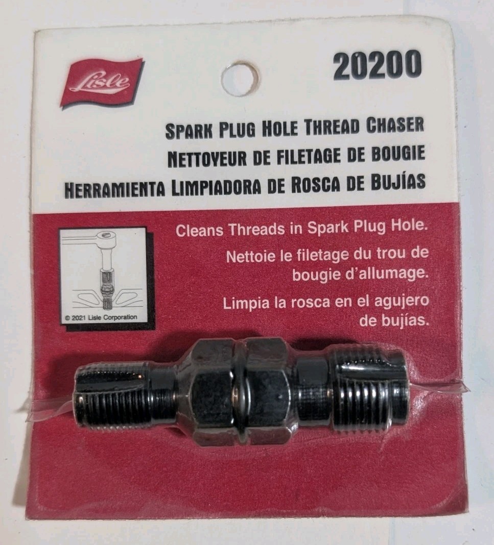 LISLE TOOLS AUTOMOTIVE THREAD CHASER SET – spark plug O2 oxygen sensor – threads