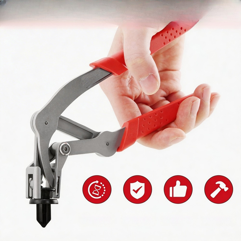 Stainless Steel Car Trim Clip Remover Tool for For plastic Rubber Fasteners