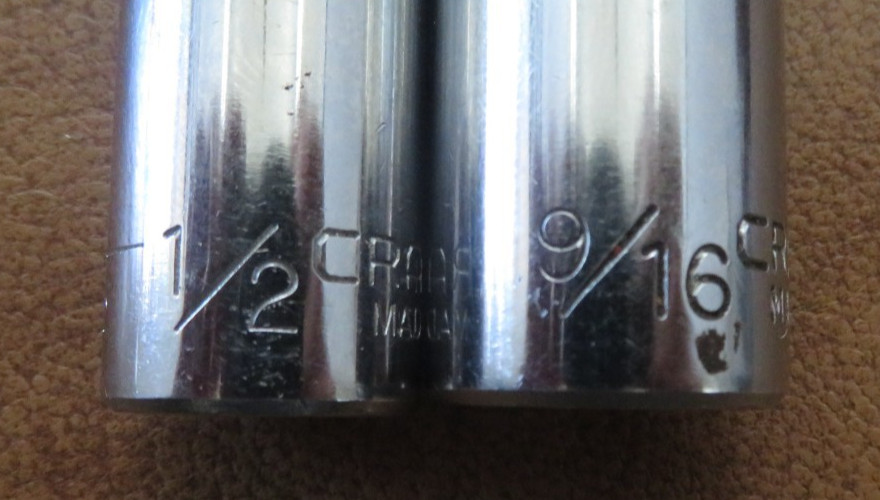 2pc Craftsman 3/8″ Drive 12pt EE Series Deep Well Chrome Sockets