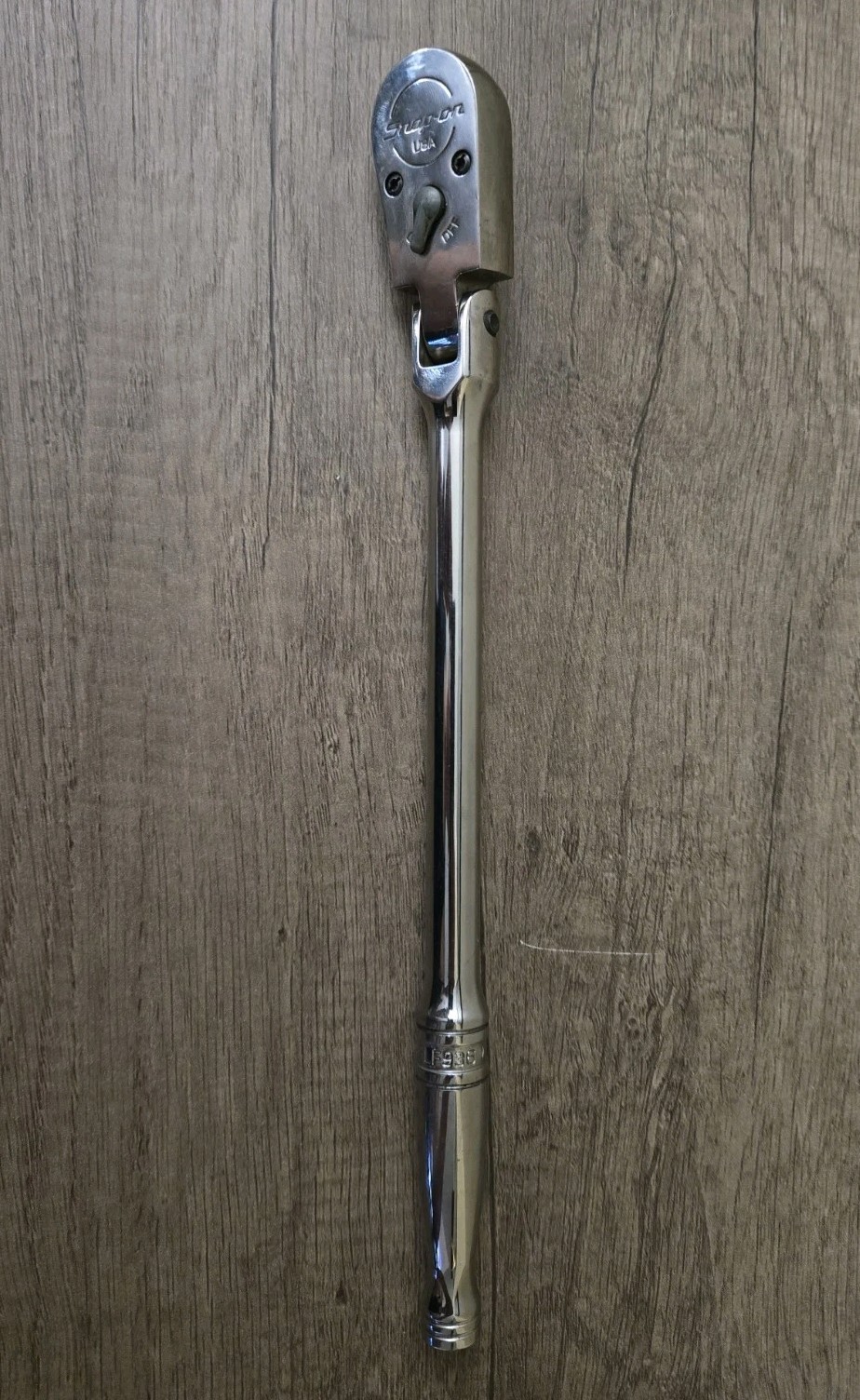 Snap-on FLF936 3/8″ Drive Flex Head Long Handle Ratchet [Used]