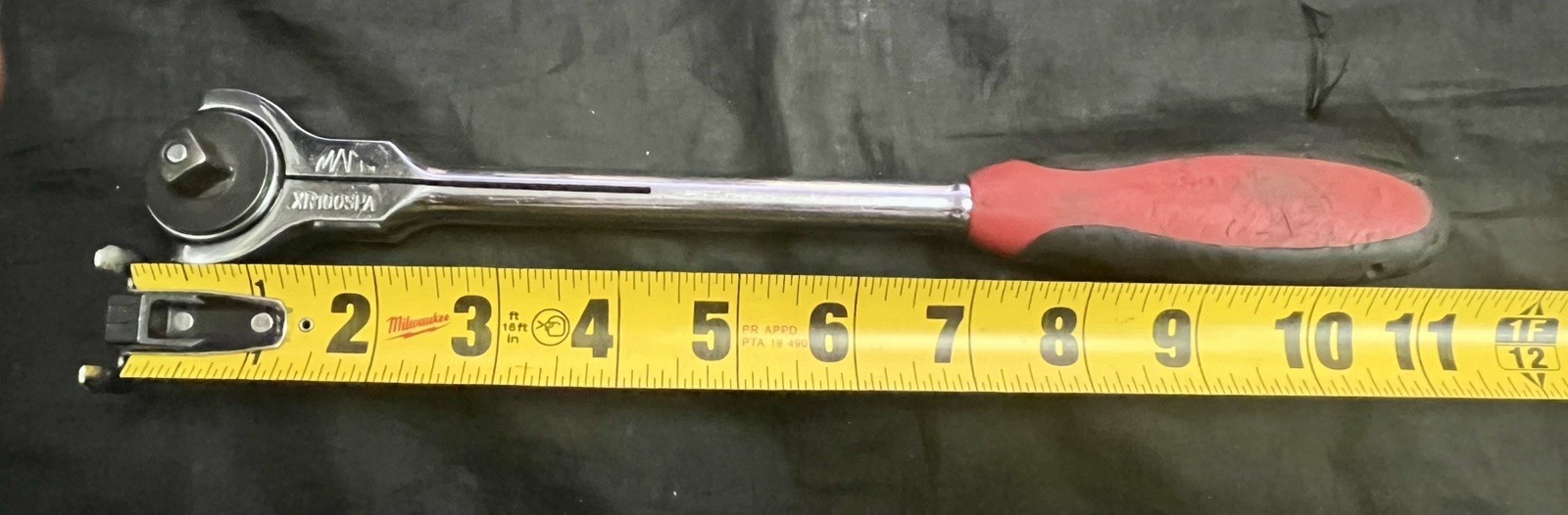 Mac Tools 1/2” Dr Swivel Head Quick Release Ratchet Soft Grip Handle