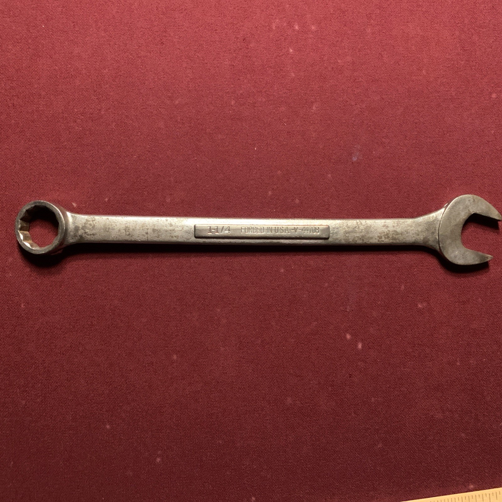 🇺🇸 Craftsman Tools USA SAE 1-1/4″ VV 44708 Chrome Combination Wrench, 12 Point