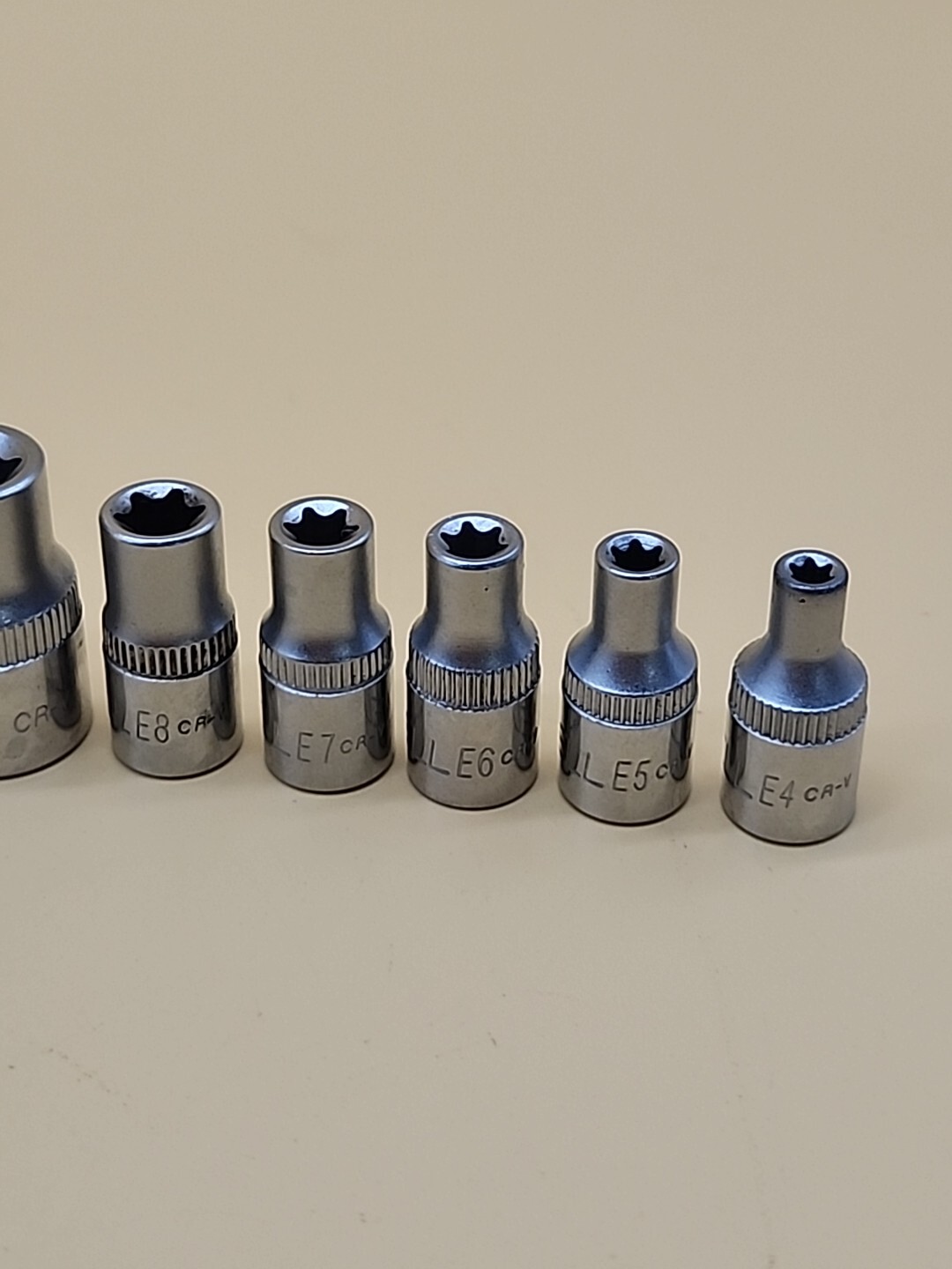 11 pc Cornwell Torx Star Bit Female E Socket Set E4-5-6-7-8 E20-18-16-14-12-10