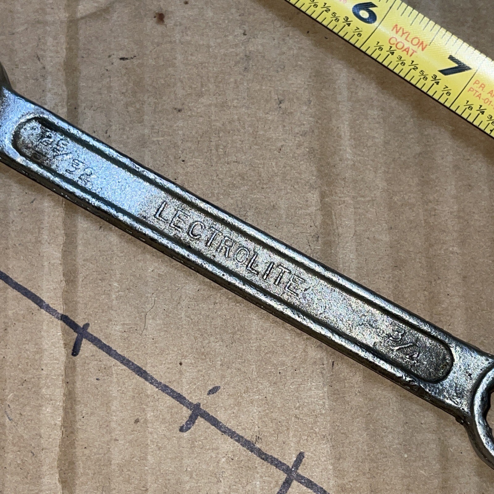 LECTROLITE USA 25/32 In X 3/4 In SAE 12 Point Box End Wrench