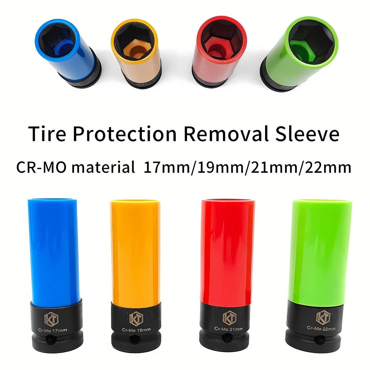 9PC Lug Nut Extractor Set,1/2″ Drive Impact Bolt Remover Socket Tool for Damaged