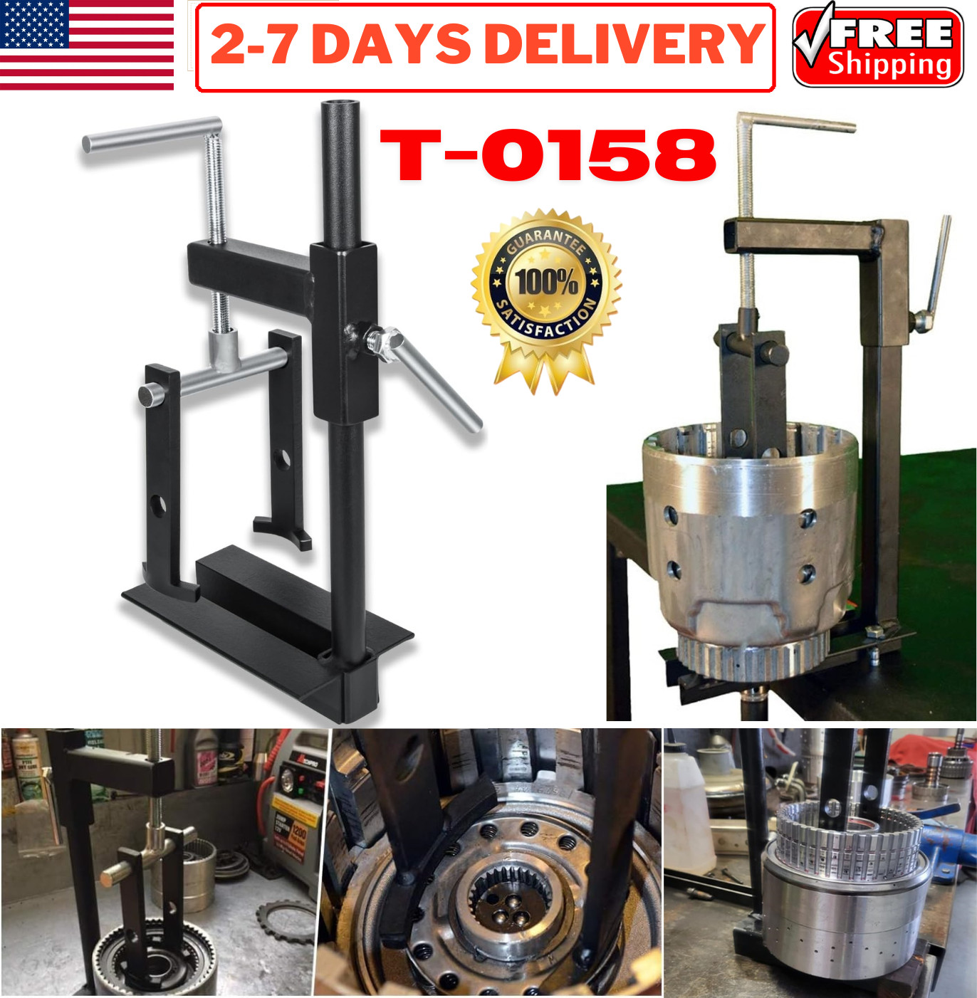 For Ford Chrysler GM Universal Clutch Drum Spring Compressor Transmission Tool