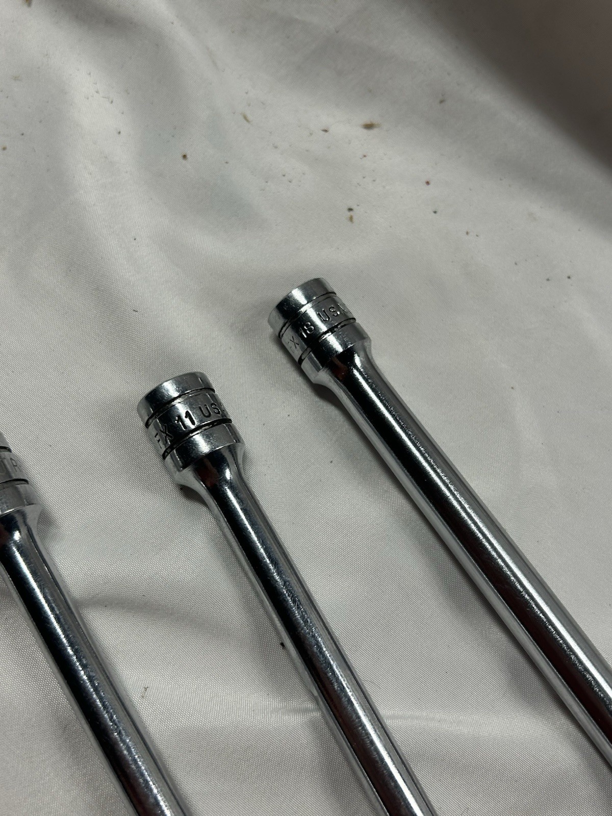 Snap-on 3/8″ Drive Extension Bar 5pc Set [owner Marks) 6”-8”-11”-18”