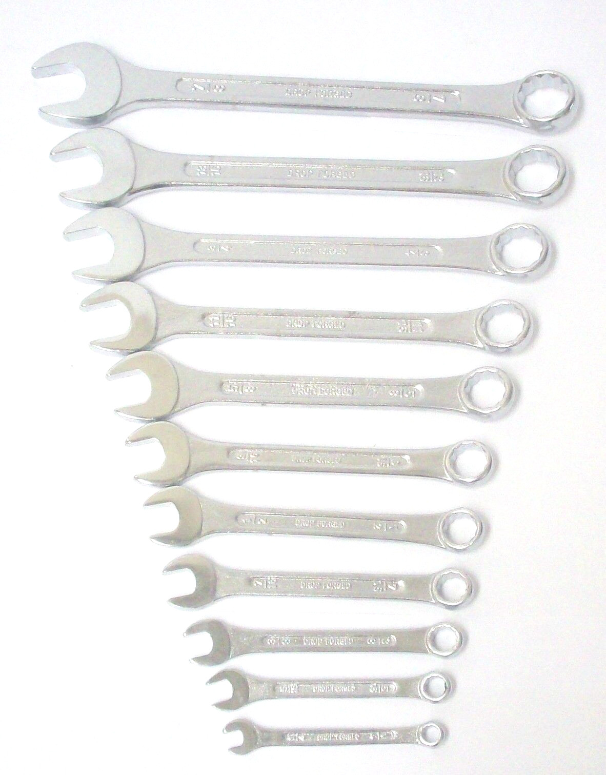 11 Pieces Mechanics Shop Handy Man Tools SAE Combination Wrench Set