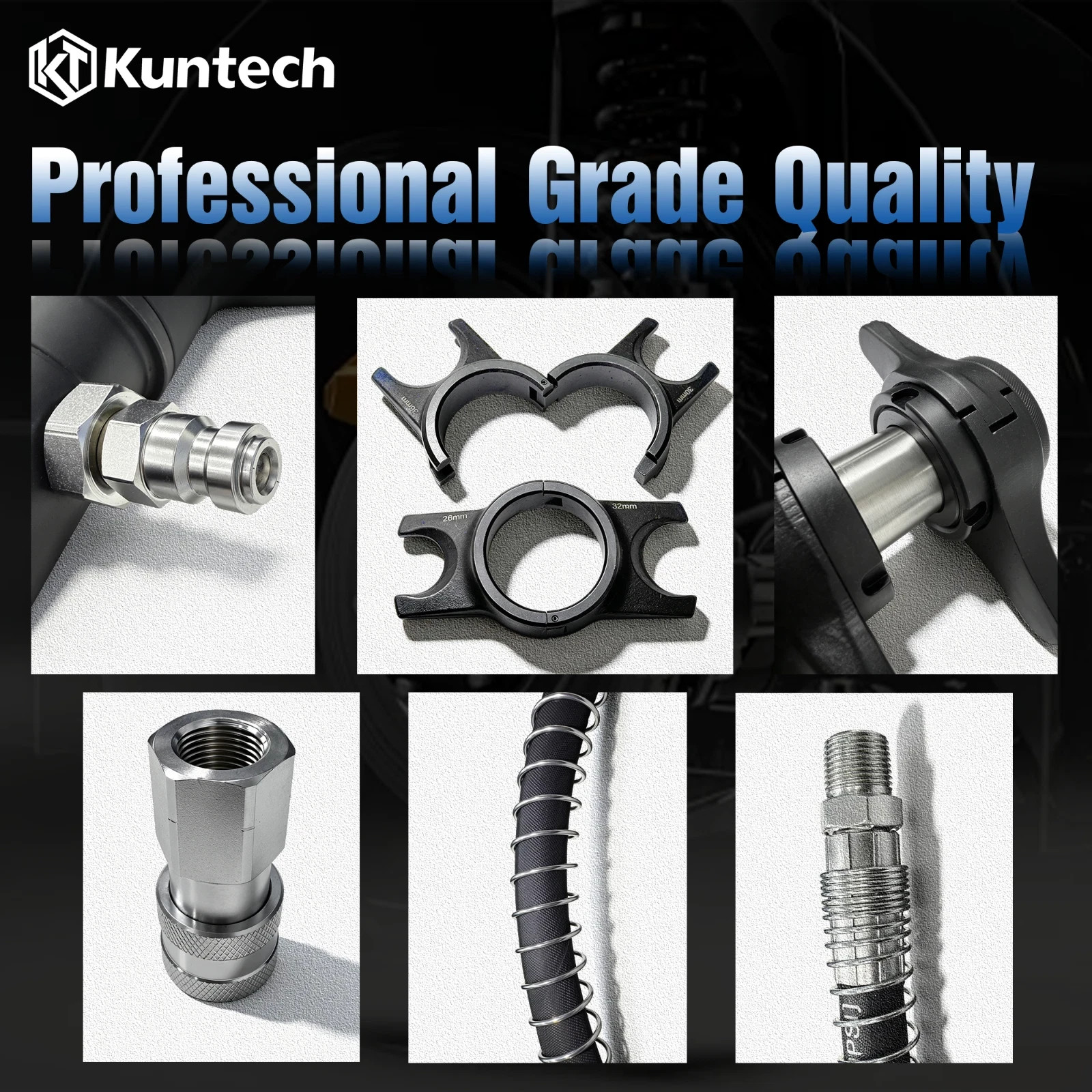 Kuntech Pneumatic Hydraulic Ball Head Removal Tool 19/28 26/32 30/36mm Universal