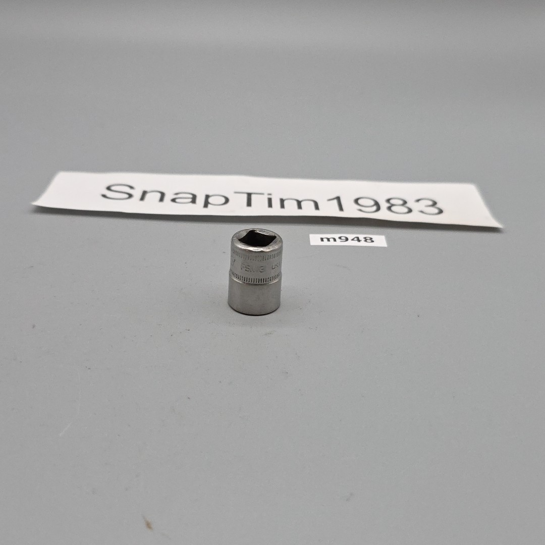 Snap On Tools 13mm Shallow Socket 3/8″ Drive 6 Point FSM131 USA
