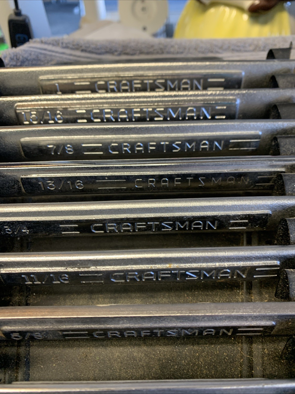 RARE NOS Vintage Craftsman 12 Pc 12 PointSAE Combination Wrench Set 5/16 To1 “