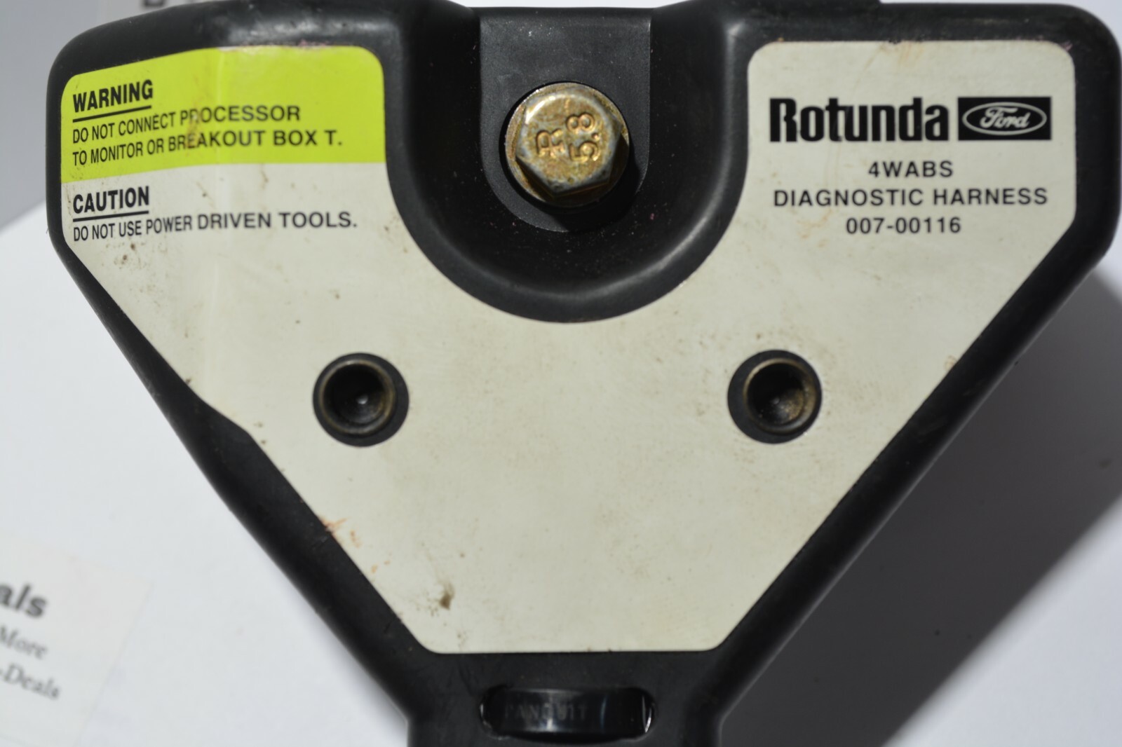 007-00116 4 Wheel ABS, 4WABS, Diagnostic Harness, Ford Dealer Tool, Free US Ship