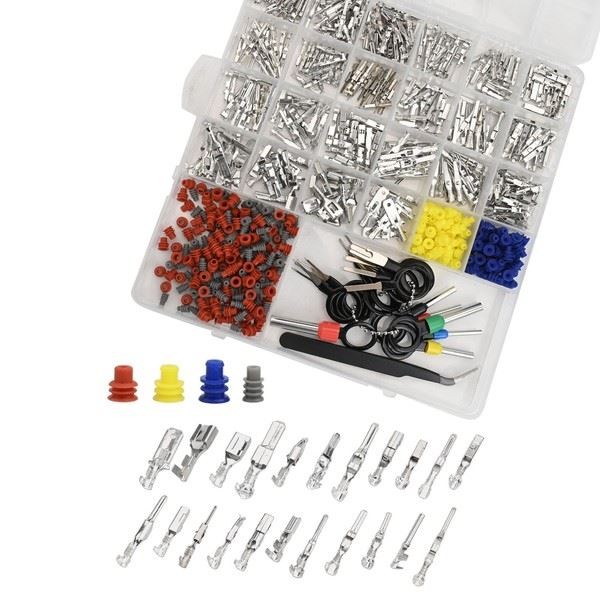 Pin Connector Wire Terminal Kit 660 Pieces with Multiple Sizes for Flexibility