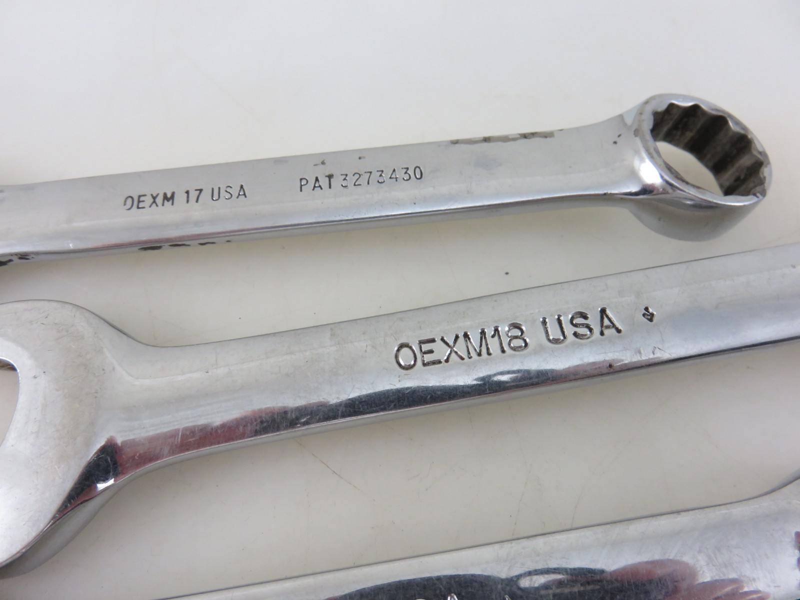 Snap-On OEXM SHORT Metric Combination Wrench 9mm-18mm 7pc Set Made In USA