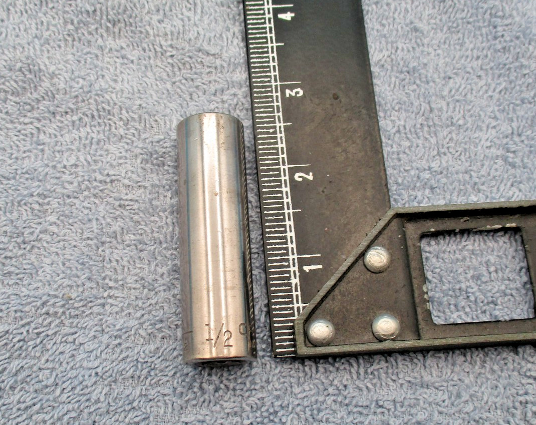 Craftsman 1/2″ Socket Deep Well 3/8″ Drive 12 Point SAE -G2- #43312 USA