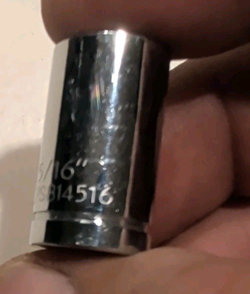 Blue Point- 1/4″ Drive SAE 8-Point 5/16″ Double Square Socket BLPS814516 NOS