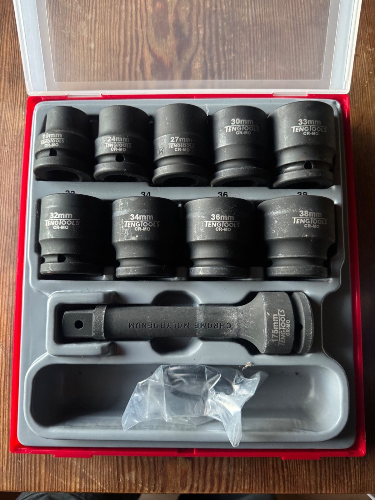 Teng Tools 3/4 Impact Socket Set 10 Piece