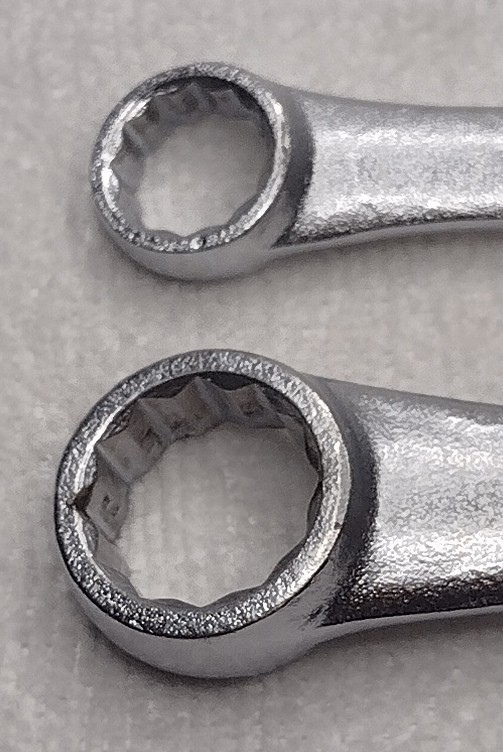 Craftsman BF Series 2pc Metric Combination Wrench Lot, 12mm; 17mm (42916; 42929)