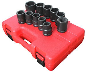 Sunex Tools 4682 11 Piece 3/4″ Drive Truck Impact Socket Set Sae Sizes NEW!