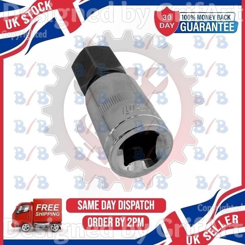 US PRO TOOLS LARGE H22 22MM HEX BIT SOCKET MALE ALLEN KEY 1/2″ INCH SQUARE DRIVE