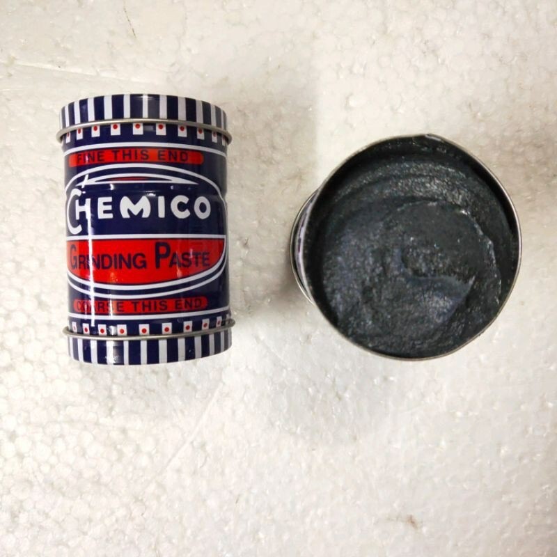 Chemico Valve Grinding Paste Fine Coarse Double End Tin Clean 100g