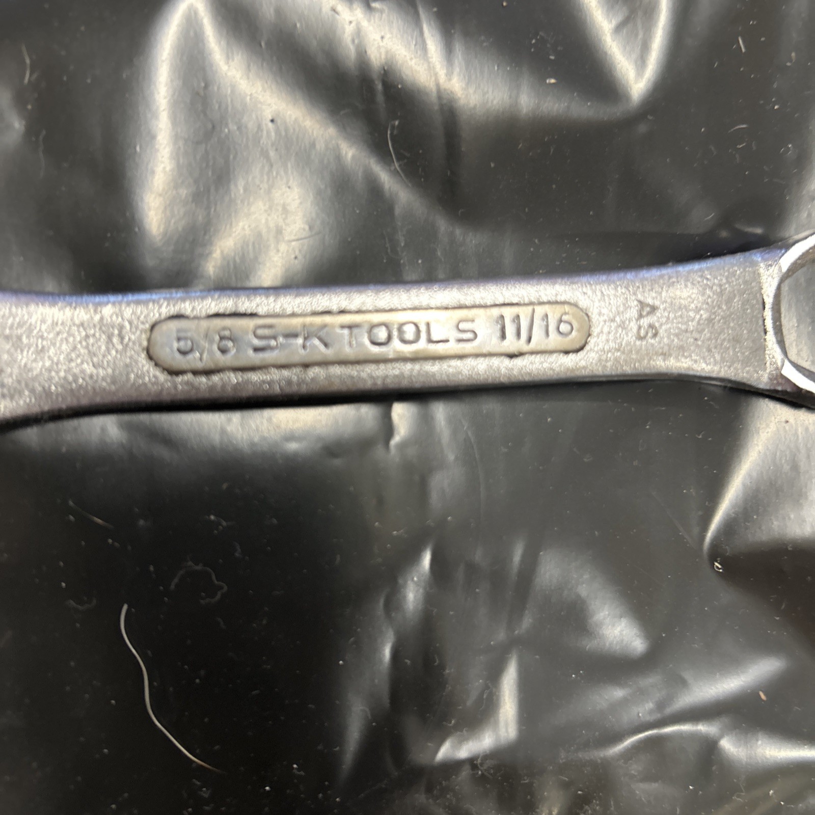 S-K Tools Short Box End Wrench SuperKrome Made in USA 5/8 11/16 M-2022