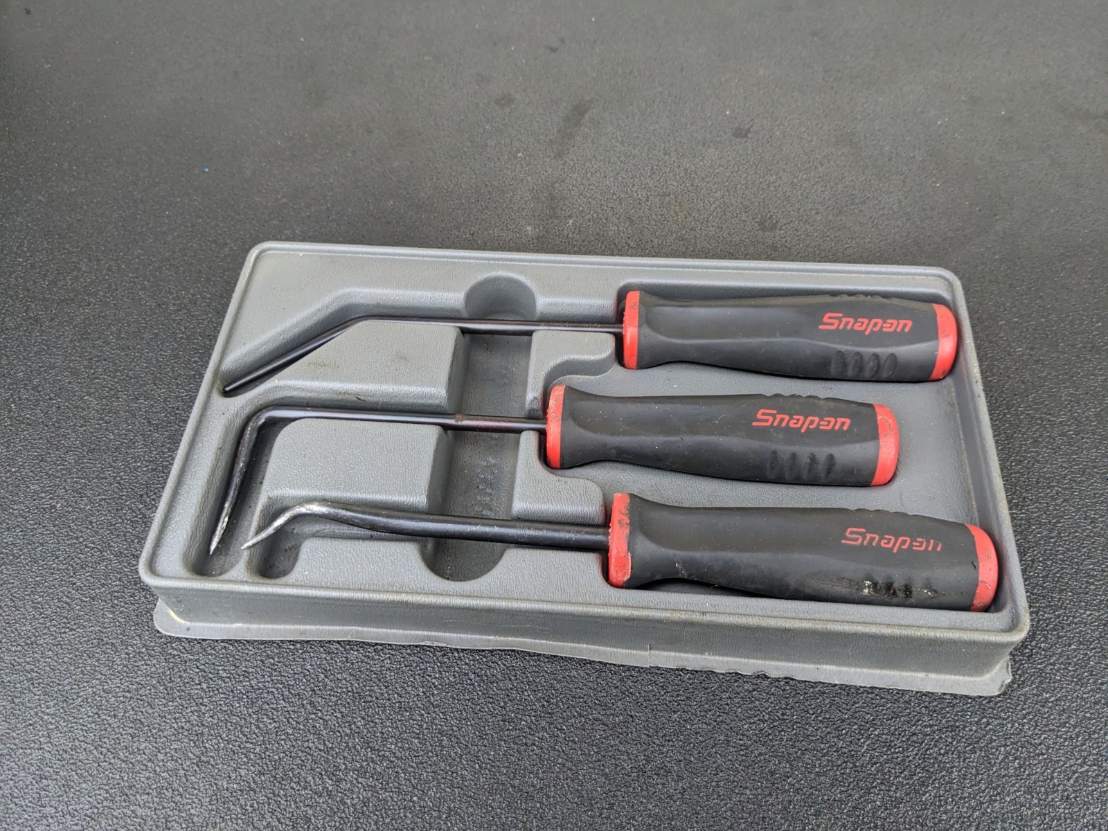 #bn816 Snap On Tools SGRHTLB3 3 Piece Radiator Hose Pick Set Red USA TOOLS