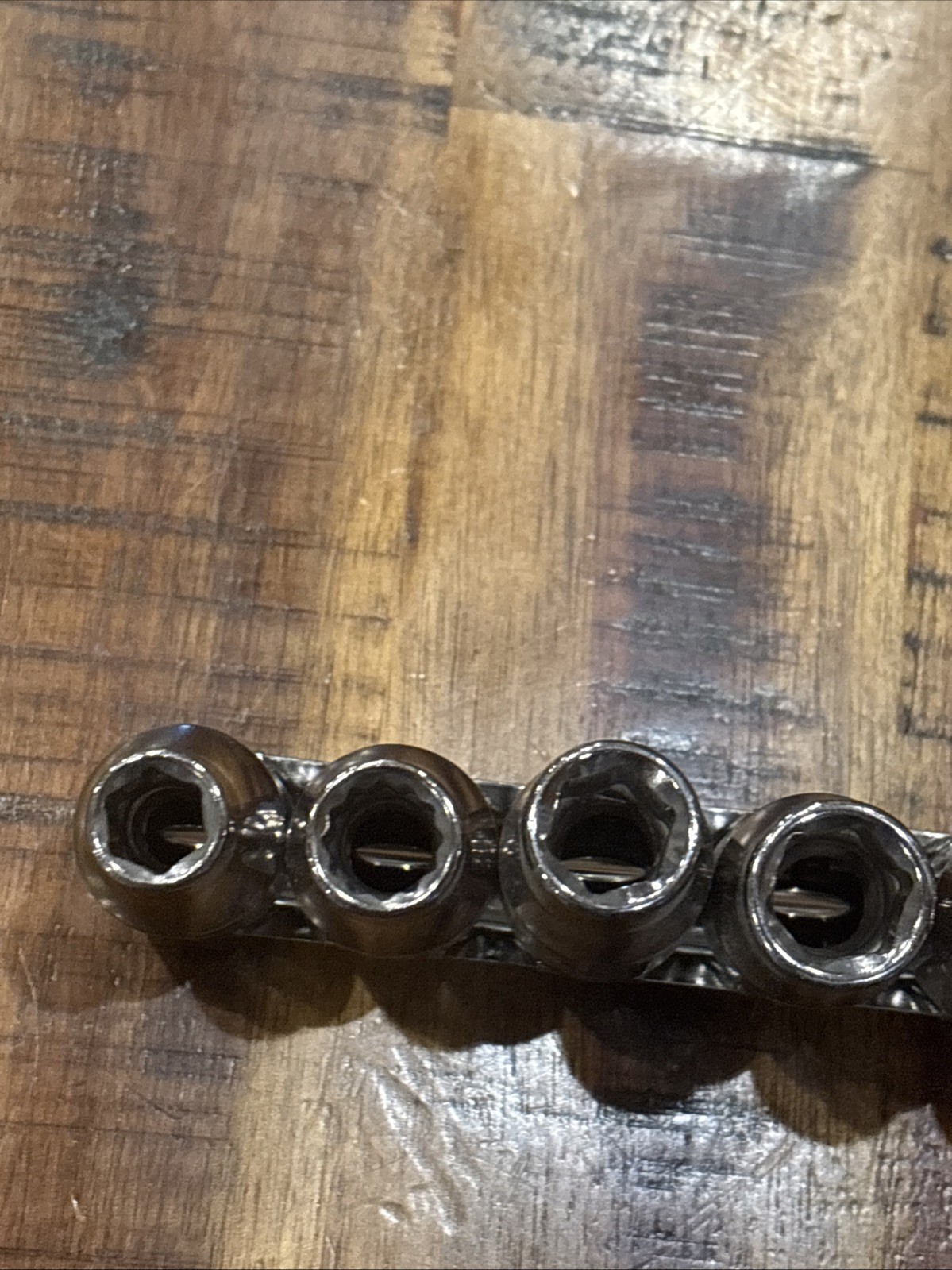 Craftsman 1/2” Drive Laser Shallow Socket Set 9mm – 19mm 6pt 11pc USA NOS METRIC