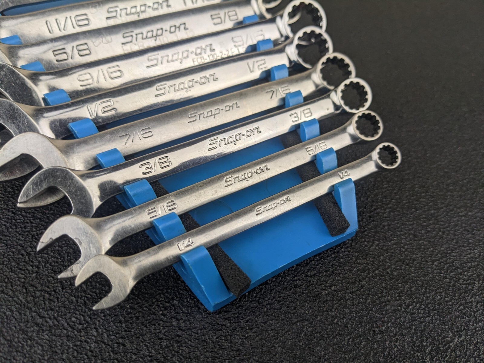 #bk473 Snap On Tools OES Master SAE Spline Short Wrench Set 3/8” – 3/4″ Aviation